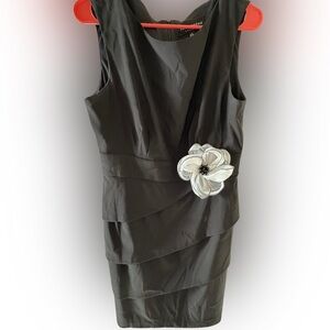 Connected Apparel Black charming dress. Size 12